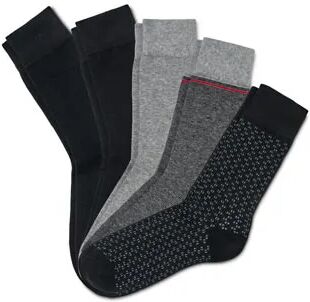 Tchibo - 5 Paar Socken - Schwarz/Gestreift - Gr.: 41-43 Baumwolle 2x 41-43