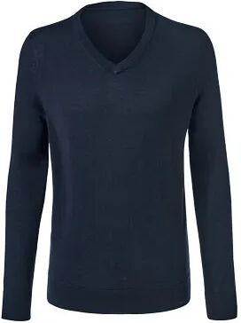 Tchibo - Merino-Pullover mit V-Ausschnitt - Dunkelblau - Gr.: 3XL Merino  3XL