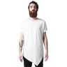 UC Men Asymetrické dlouhé tričko bílé bílá L male
