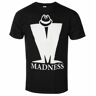 Tričko metal pánské Madness - Logo BL - ROCK OFF - MDNTS06MB S - Černá - male