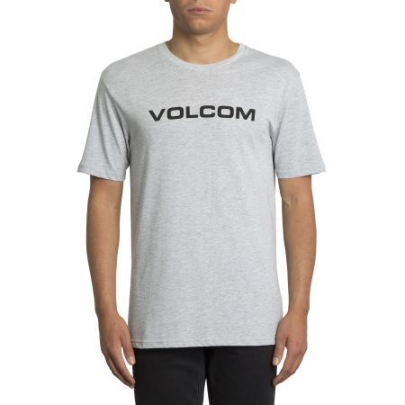 Volcom TRIKO VOLCOM Crisp Euro Bsc S/S - šedá - M