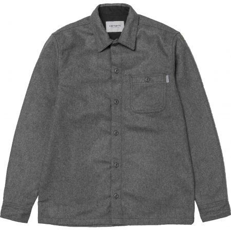 Carhartt KOŠILE CARHARTT Stover Pocket L/S - šedá - M