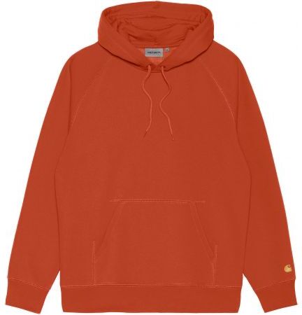 Carhartt MIKINA CARHARTT Hooded Chase Sweat - oranžová - XL