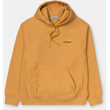 Carhartt MIKINA CARHARTT Hooded American Script - oranžová - S