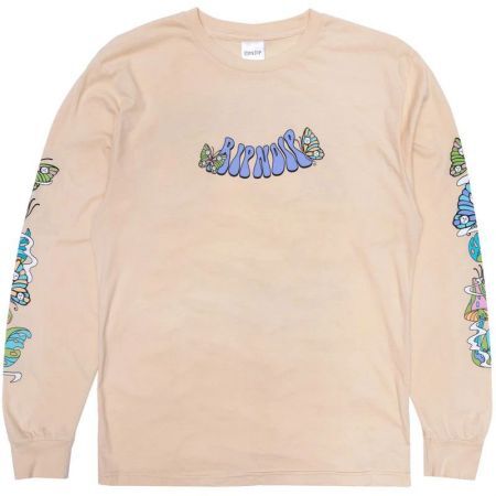 Ripndip TRIKO RIPNDIP THINK FACTORY L/S - oranžová - L