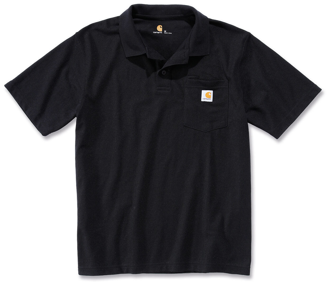 Carhartt Contractors Work Pocket Polo Shirt Polokošile XS Černá