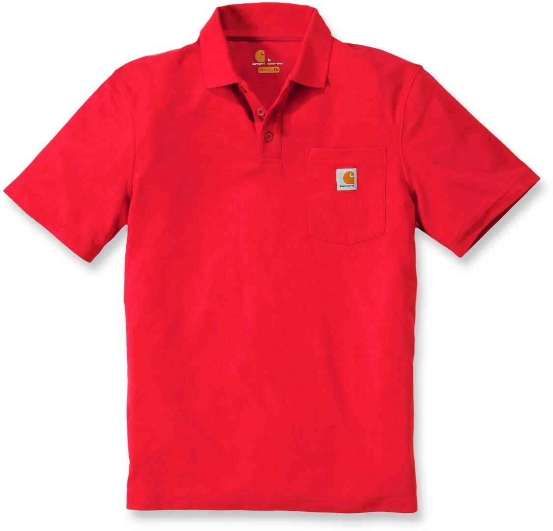 Carhartt Contractors Work Pocket Polo Shirt Polokošile M červená