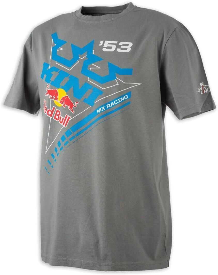 Kini Red Bull Ribbon T-shirt L Šedá