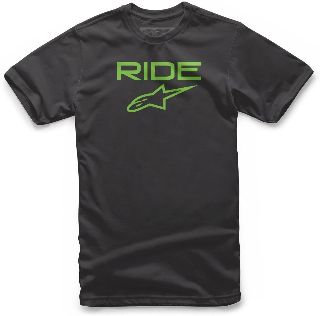 Alpinestars Ride 2.0 Tee Tričko 2XL Černá Zelená