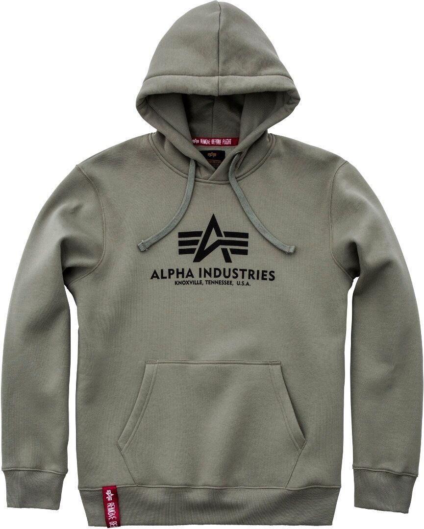 Alpha Industries Basic Mikina s kapucí S Zelená