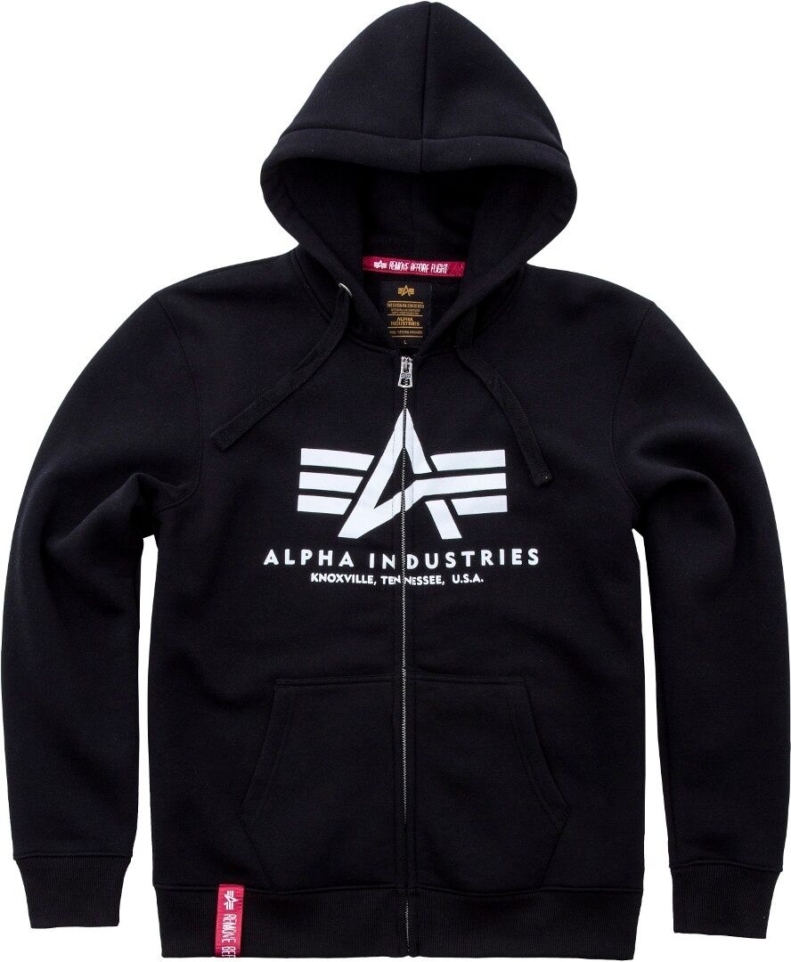 Alpha Industries Basic Mikina s kapucí L Černá