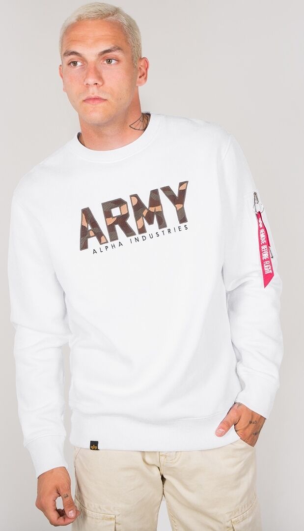 Alpha Industries Army Camo Mikina XL Bílá Vícebarevný