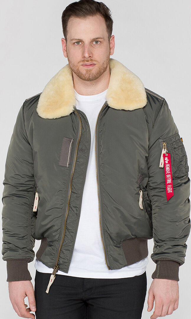 Alpha Industries Injector III Bunda S Černá Šedá