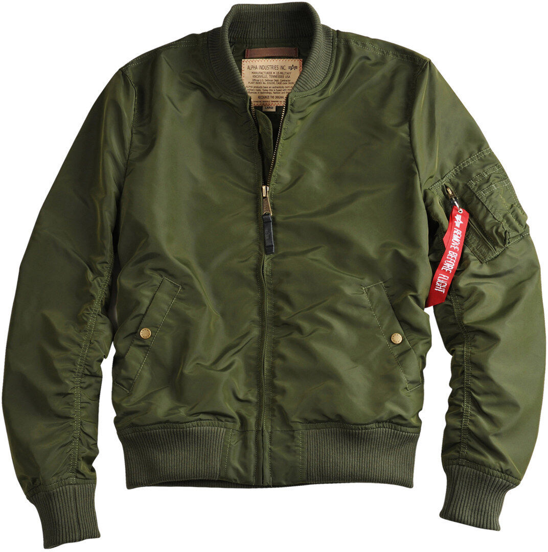 Alpha Industries MA-1 TT Bunda 3XS Zelená