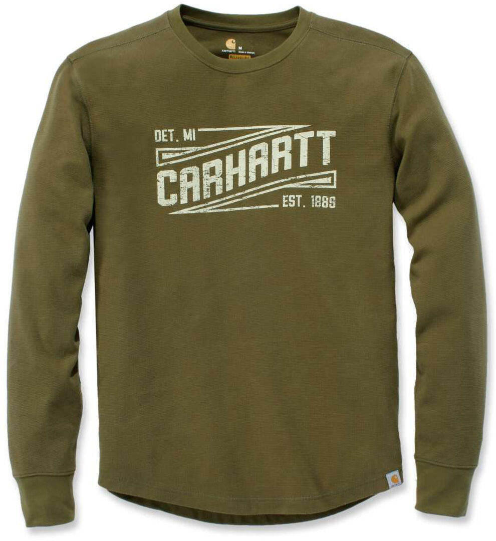 Carhartt Tilden Graphic Dlouhý rukáv M Zelená