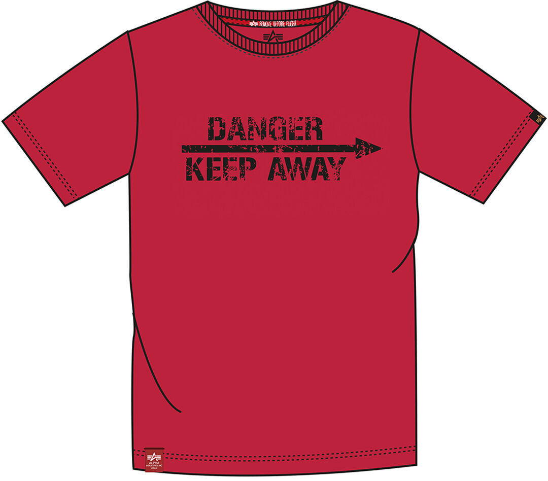 Alpha Industries Crash Crew T-shirt XL červená