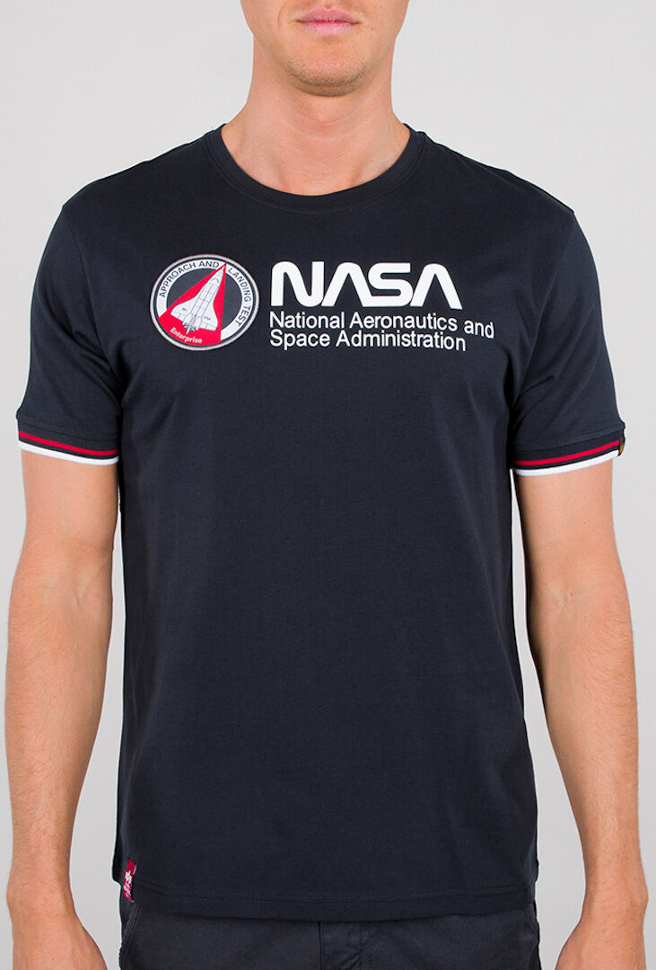 Alpha Industries NASA Retro T-shirt S Modrá