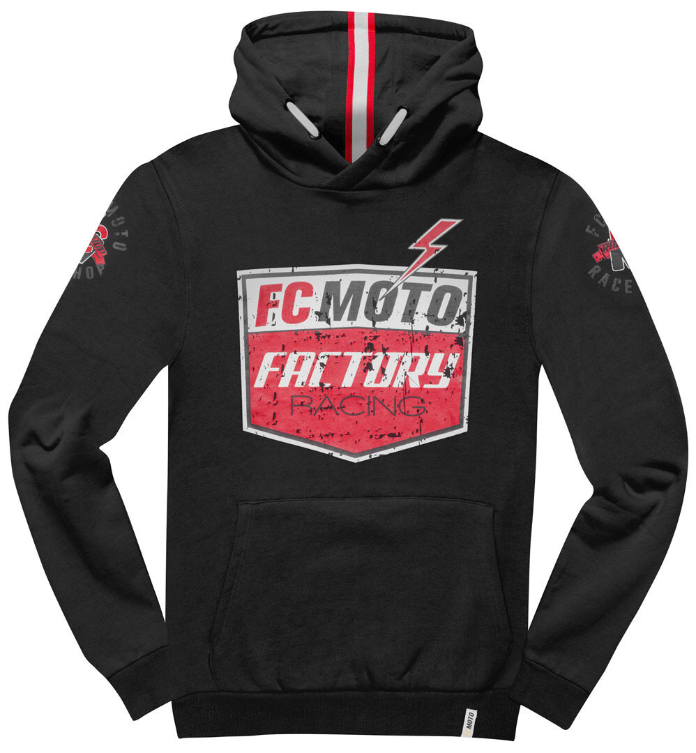 FC-Moto Crew-H Hoodie M Černá