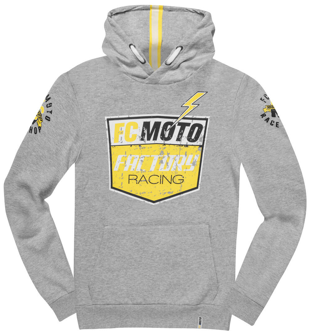 FC-Moto Crew-H Hoodie L Šedá