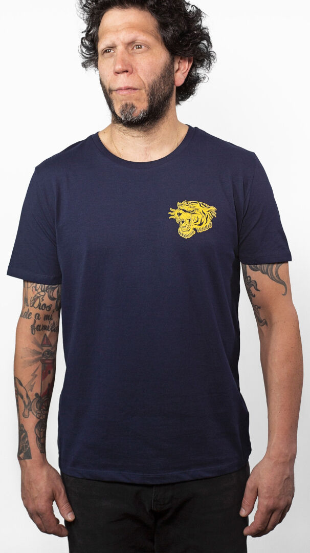 John Doe Tiger T-shirt 2XL Modrá