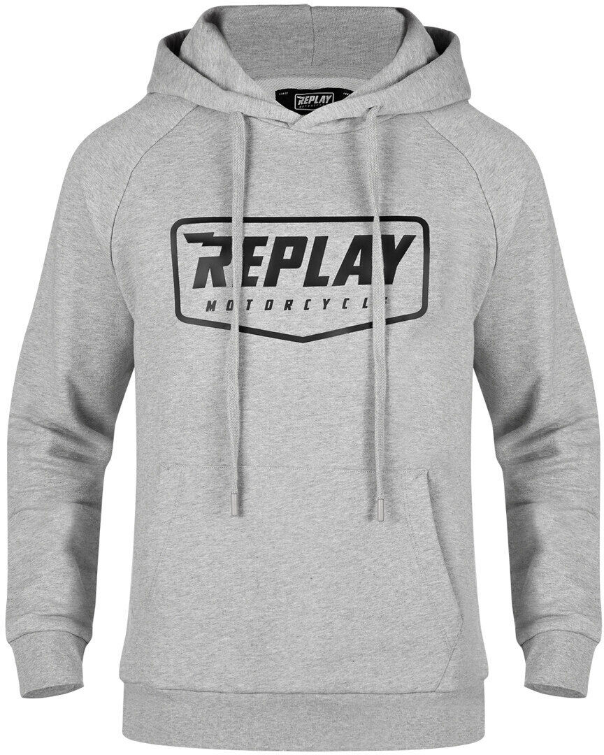 Replay Logo Hoodie 3XL Šedá