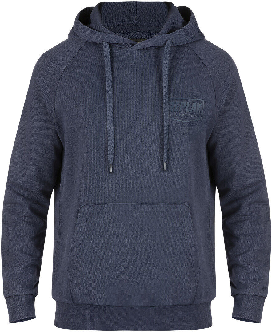 Replay Classic Hoodie S Modrá