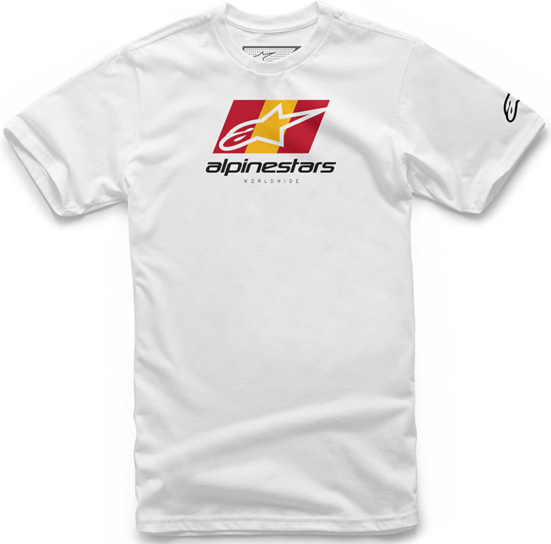 Alpinestars World Tour T-shirt M Bílá