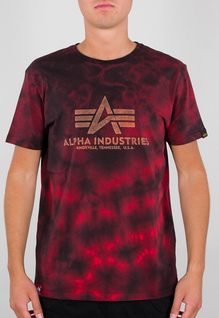 Alpha Industries Batik T-shirt 3XL Černá červená