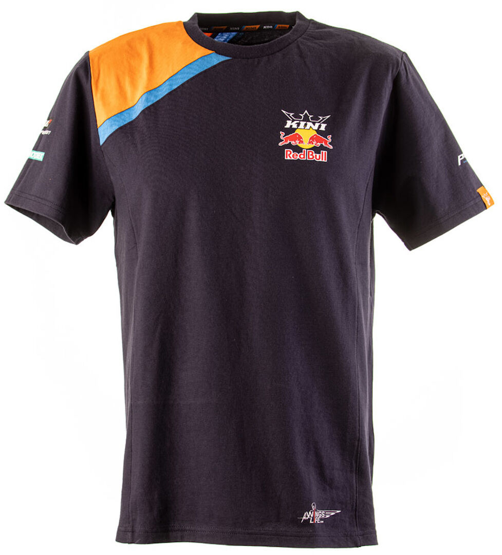 Kini Red Bull Team T-shirt S Modrá Oranžová