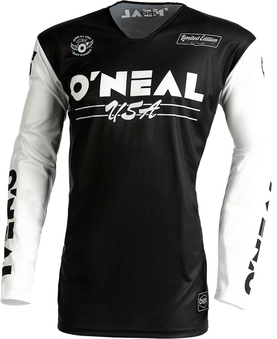 Oneal Mayhem Bullet V.22 Motokrosový dres M Černá Bílá