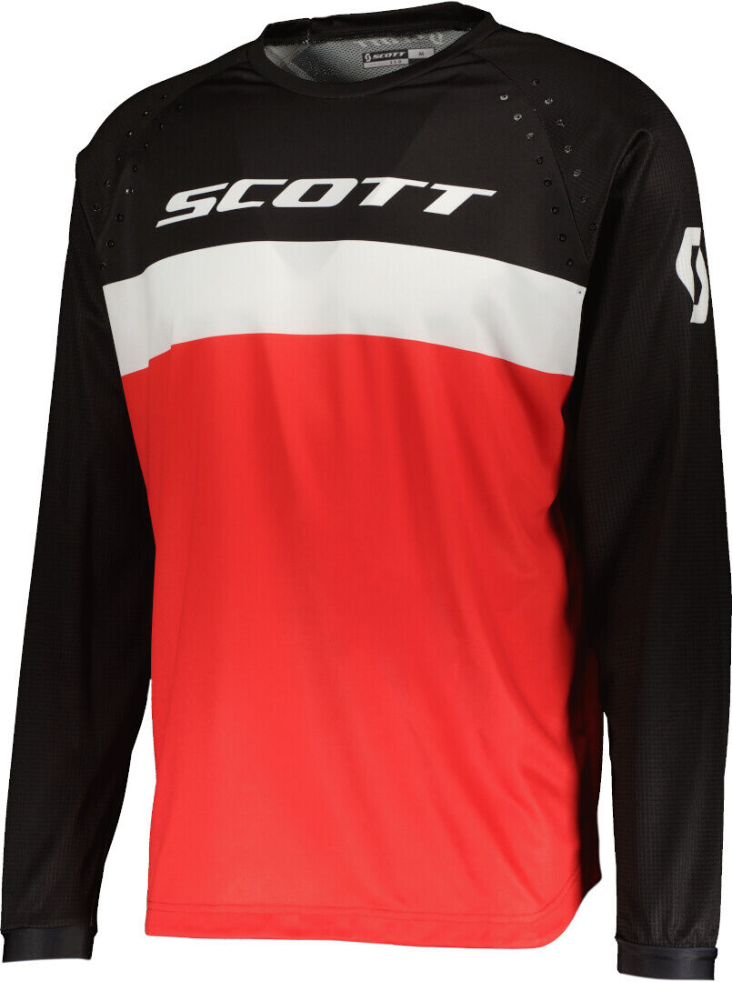 Scott 350 Evo Swap Motokrosový dres M Černá červená