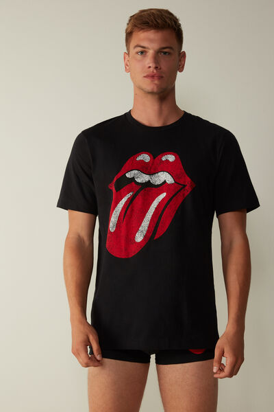 Intimissimi Tričko s logem Rolling Stones Člověk Cerná Size XL
