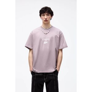 Pull&Bear T-Shirt Stwd Records - Aubergine - male - Size: L