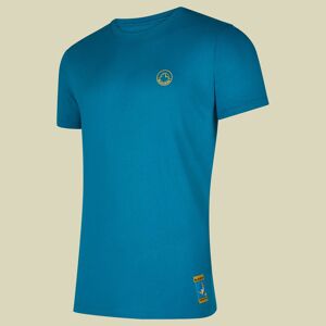 La Sportiva S.p.A. Climbing on the Moon T-Shirt Men XL blau - turchese/giallo