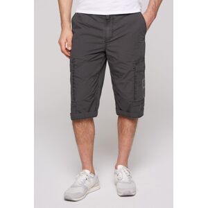 Cargoshorts CAMP DAVID Gr. 4XL, Normalgrößen, schwarz (master black) Herren Hosen Cargoshorts aus Baumwolle