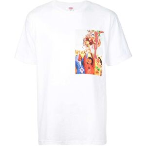 Supreme T-Shirt mit grafischem Print - Weiß S/XL/L Male