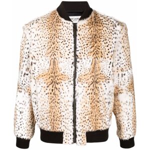 Saint Laurent Bomberjacke mit Geparden-Print - Nude 50 Male