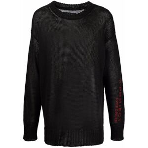 Pro-Ject Y/Project Regal Pullover in Mesh-Optik - Schwarz S Male