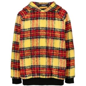 Undercover plaid-check print hoodie - Gelb 2/4 Male