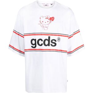 Gcds x Hello Kitty T-Shirt mit Logo-Print - Weiß S Male