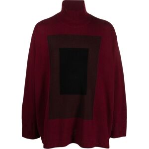 Levi's: Made & Crafted Rollkragenpullover mit Grafik - Rot M Male