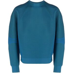 Goldwin 0 Pullover in Strickoptik - Blau 3/4 Male