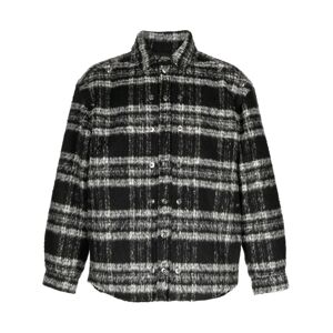 Pro-Ject Y/Project Gestreifte Hemdjacke - BLACK/ WHITE CHECK S/M Male