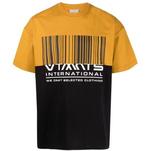 VTMNTS T-Shirt mit Barcode-Print - Gelb S/L/XL/M Male