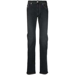 Versace Gerade Jeans mit geometrischem Print - Schwarz 29/30/31/32/33/34/35/36/37/39/38/40 Male