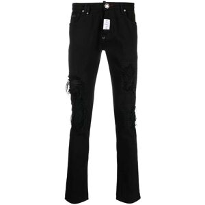 Philipp Plein Rock Star Slim-Fit-Jeans - Schwarz 30/31/32/33/34/36/38 Male