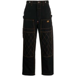 Kapital Wide-Leg-Jeans mit Kontrastnähten - Schwarz 0/1/2/3/4 Male