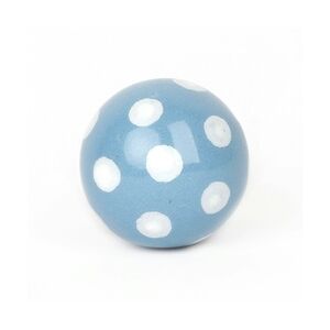 Knauf Ball Polka Dot hellblau/weiß