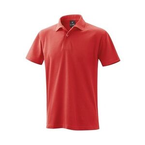 Exner 982 - Herren Poloshirt : rot 65% Baumwolle 35% Polyester 220 g/m2 2XL