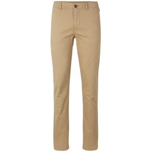 TOM TAILOR Herren Stretch Chino Slim, grün, Uni, Gr. 31/32